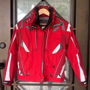 Ladies Vintage Red Spyder Ski Jacket